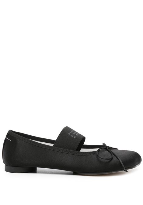 Black Anatomic Ballerinas Mm6 maison margiela - women